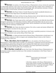 Tucker House Resolution